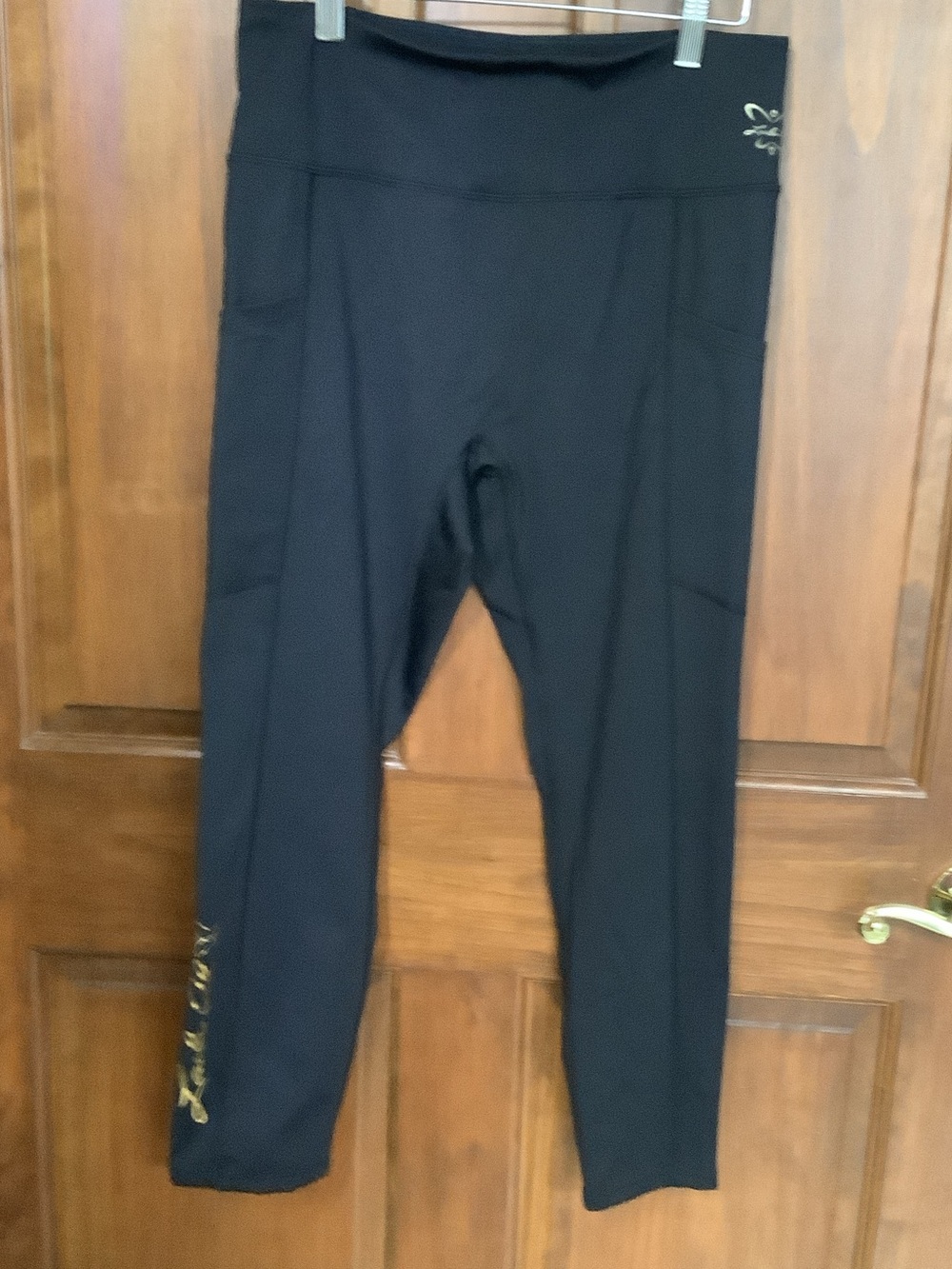 Laila Ali Black High-Waist Women's Track Pants